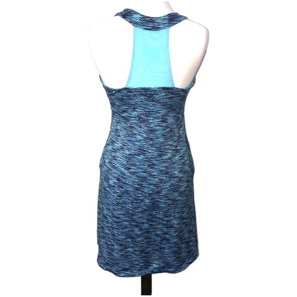 MPG Racerback Travel Dress in Teal Multi Print Medium EUC - Picture 6 of 8